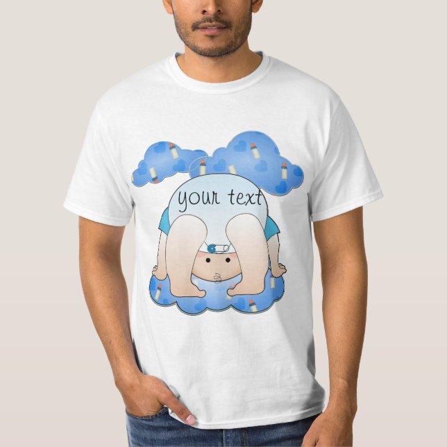 Camiseta Garrafas e Nuvens Adultos - Personalizados (Frente)