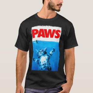 Camiseta Garras de Mães Gato e Rato de Cima Engraçados
