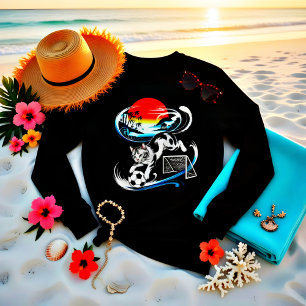 Camiseta Garras Divertidas de Futebol Gato perfeito para am
