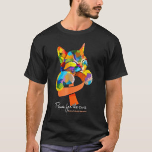 Camiseta Garras Para O Gato Cure Awarenes De Esclerose Múlt