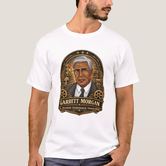 Camiseta Garrett Morgan Inventor (Frente)