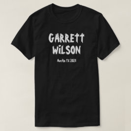 Camiseta Garrett Wilson Preto