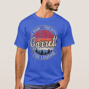 Camiseta Garretthe Manhe Mythhe Lenda Nome Personalizado fr