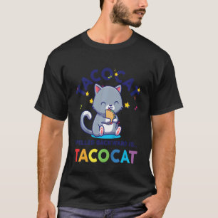 Camiseta Gars Taco Cat Escrito ao Contrário é Tacocat Rapaz