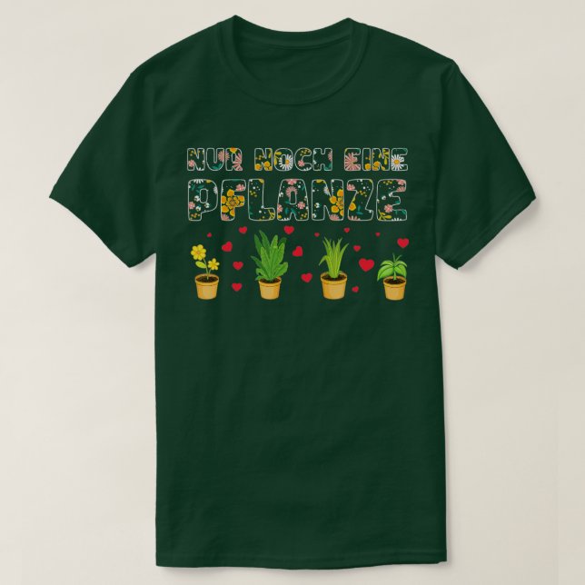 Camiseta Garten Nur Noch Ein Pflanzner Funny Hob (Frente do Design)