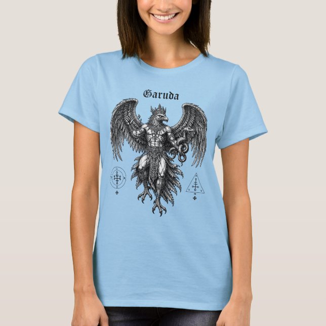 Camiseta Garuda A Águia Humanóide (Frente)