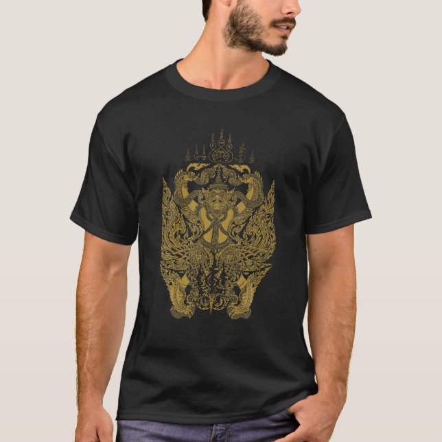 Camiseta Garuda King of Birds Deus of India Hindu (Frente)