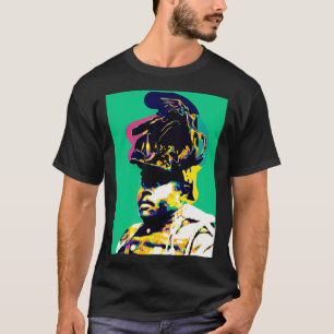 Camiseta Garvey Pan African Pop Art Marcus Black History Ru