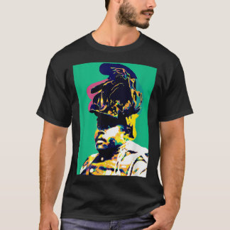 Camiseta Garvey Pan African Pop Art Marcus Black History Ru