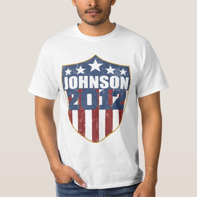 Camiseta Gary Johnson para o presidente em 2012 (Frente)