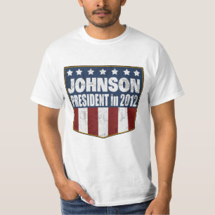 Camiseta Gary Johnson para o presidente em 2012 (afligido)