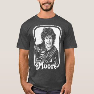 Camiseta Gary Moore Retro Style Fan Design