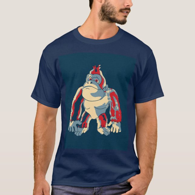 Camiseta Gary o Gorila para Presidente  (Frente)