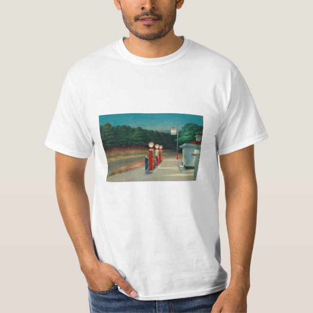 Camiseta Gás - Edward Hopper (Frente)