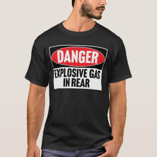 Camiseta GÁS EXPLOSIVO PERIGOSO NO anos 80 retroativo da vi