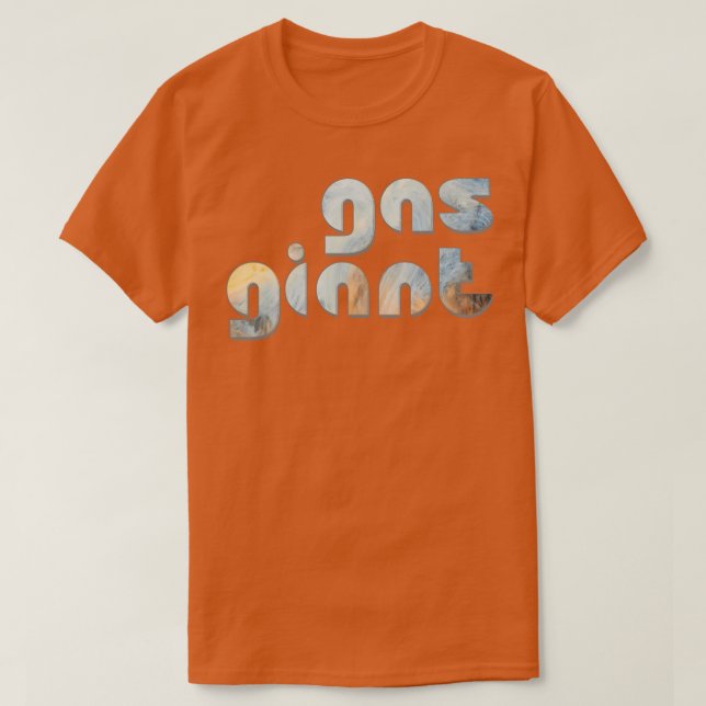 Camiseta Gás gigante (Frente do Design)