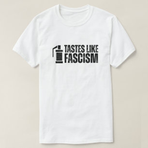 Camiseta Gás Lacrimogêneo Tem Sabor de Protesto Fascista