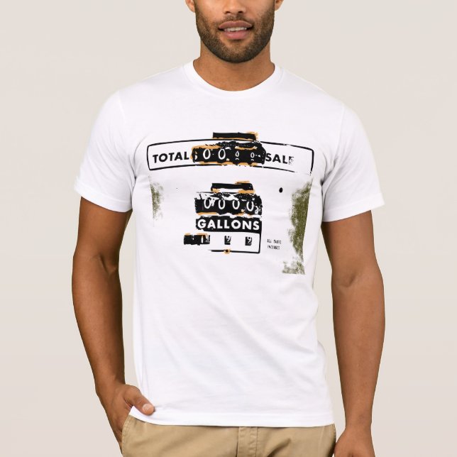 Camiseta Gás retro livre (Frente)