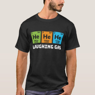 Camiseta Gás Rindo, Engraçado Químico Químico Periódico de 