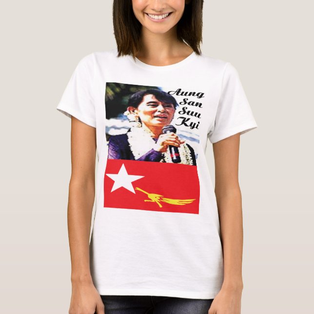 Camiseta GAS T - Politics-Aung San Suu Kyi (Frente)