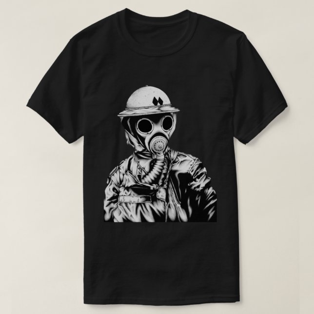Camiseta Gasmask (Frente do Design)