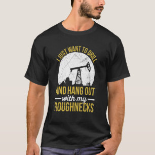 Camiseta Gasoduto De Perfuração De Petróleo Para Um Rig Rou