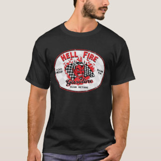 Camiseta Gasolina do fogo do inferno do vintage