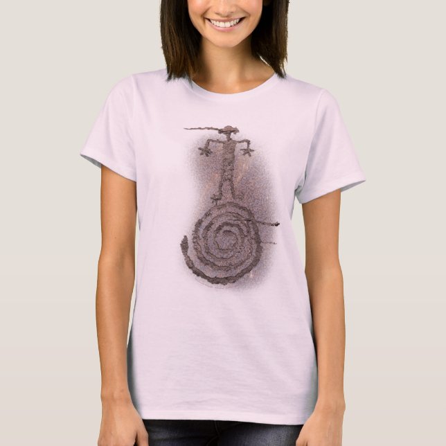 Camiseta Gasolina Espiral Feminina (Frente)