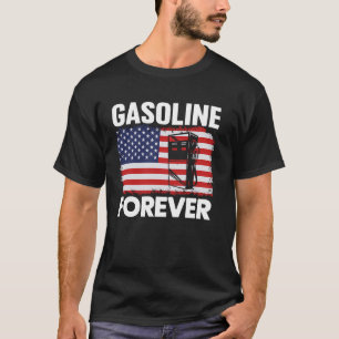 Camiseta Gasolina para carros a gás Engraçado amantes patri