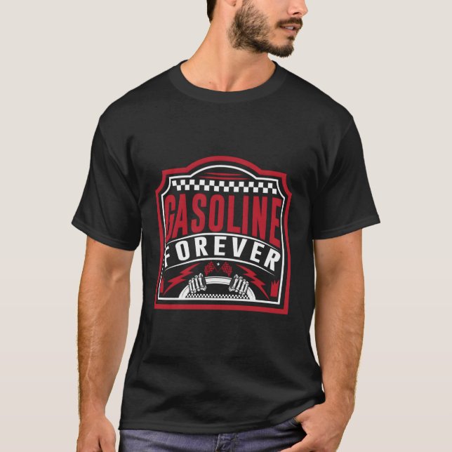 Camiseta Gasolina Para Carros De Gás (Frente)