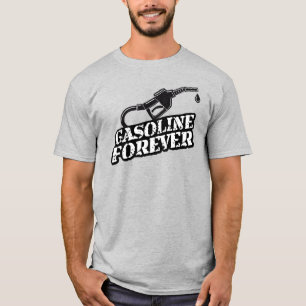 Camiseta Gasolina para sempre - Entusiasta Mecânico e Autom