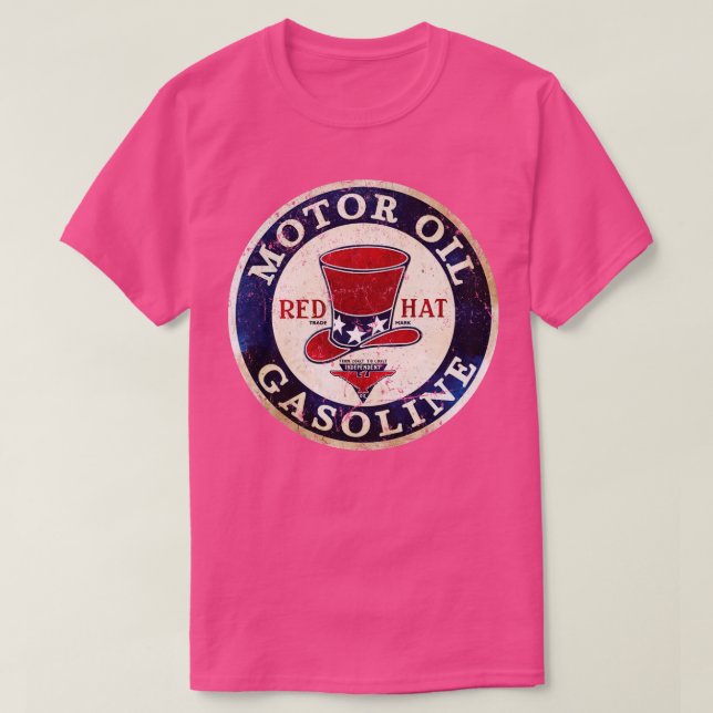 Camiseta Gasolina Red Hat (Frente do Design)