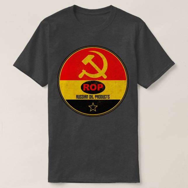 Camiseta Gasolina russa Oil (Frente do Design)