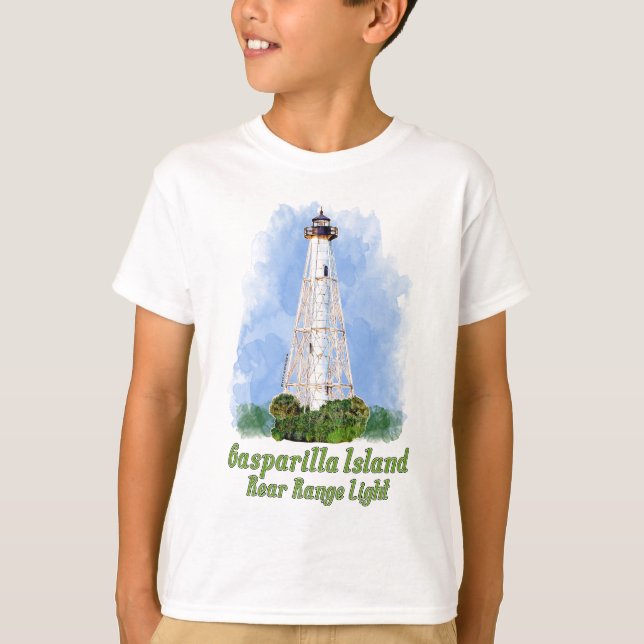 Camiseta Gasparilla Island Rear Range Light - Flórida (Frente)