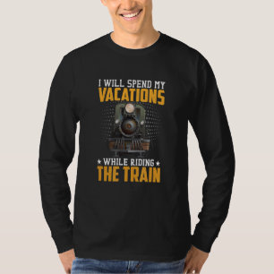 Camiseta Gastar Férias Andando Comboios Curso Engenheiro
