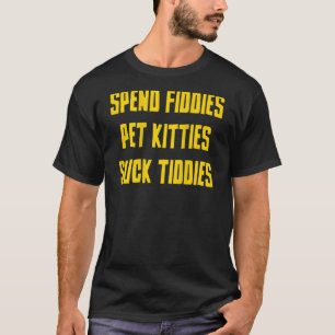 Camiseta Gastar Gatinhos Pet De Fiddies Nas Costas
