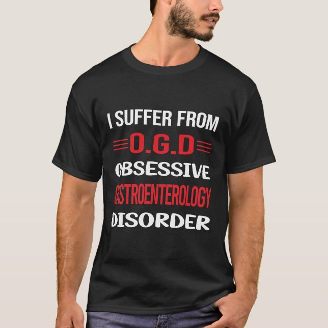 Camiseta Gastroenterologia Obsessiva Gastroenterologista (Frente)