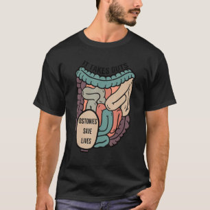 Camiseta Gastroenterologista Gastroit Tome Ostomias Guts S