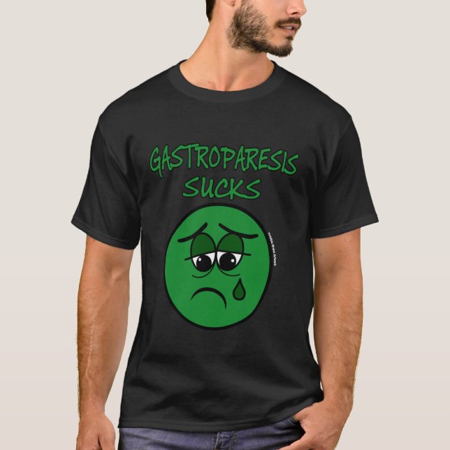 Camiseta Gastroparese. (Frente)