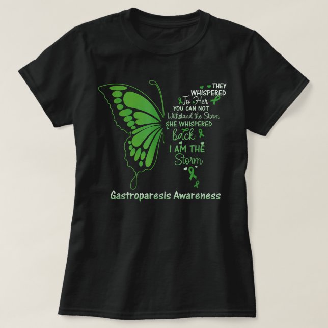 Camiseta Gastroparese preguiça-de-safra sensibilização guer (Frente do Design)