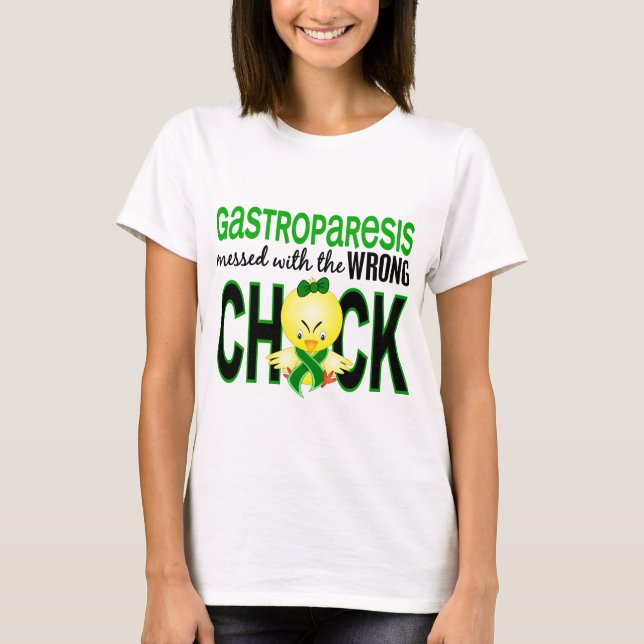 Camiseta Gastroparesis sujou com pintinho errado (Frente)