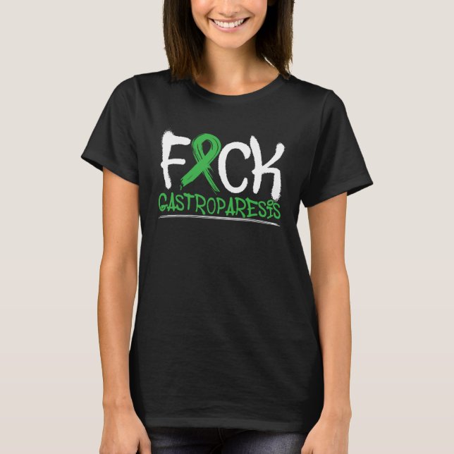 Camiseta Gastroparesis Warrior Gastroparesis Awareness (Frente)