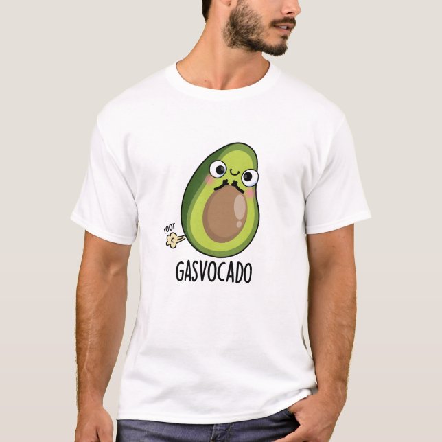Camiseta Gasvocado Funny Fazendo Farsa Avocado Pun (Frente)