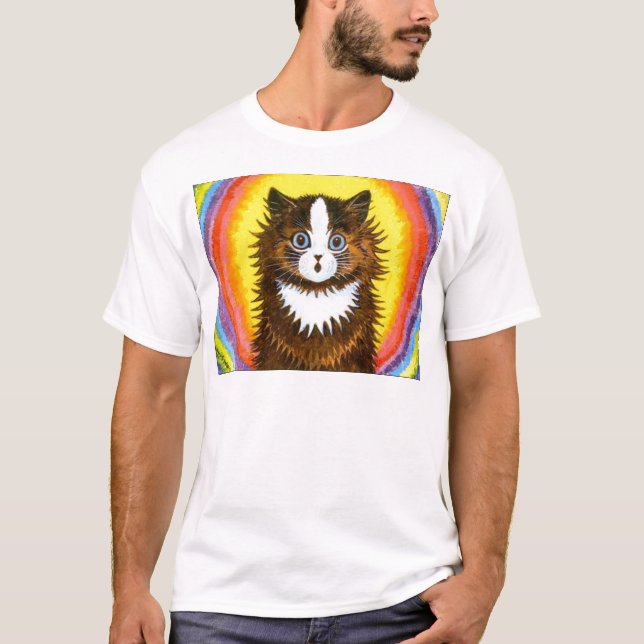 Camiseta Gata Arco-íris (Frente)