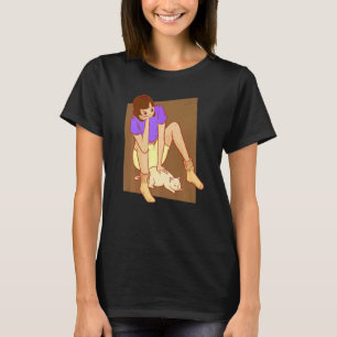 Camiseta gata bichano animal menina