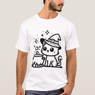 Camiseta gata bruxa