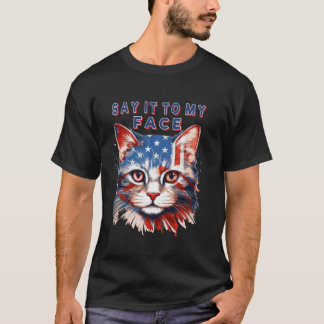 Camiseta Gata De Gato Para Kamala Harris A Gama De Gato Diz
