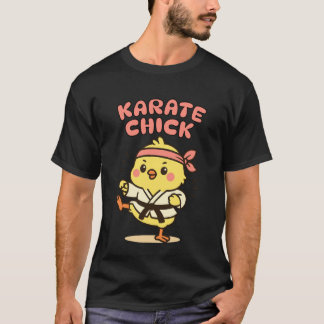 Camiseta Gata de Karate Garotas Mulheres Artes Marciais Eng