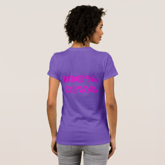 Camiseta Gata diva com brilho