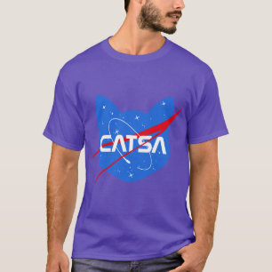 Camiseta Gata Espacial Catsa Paródia Nasa